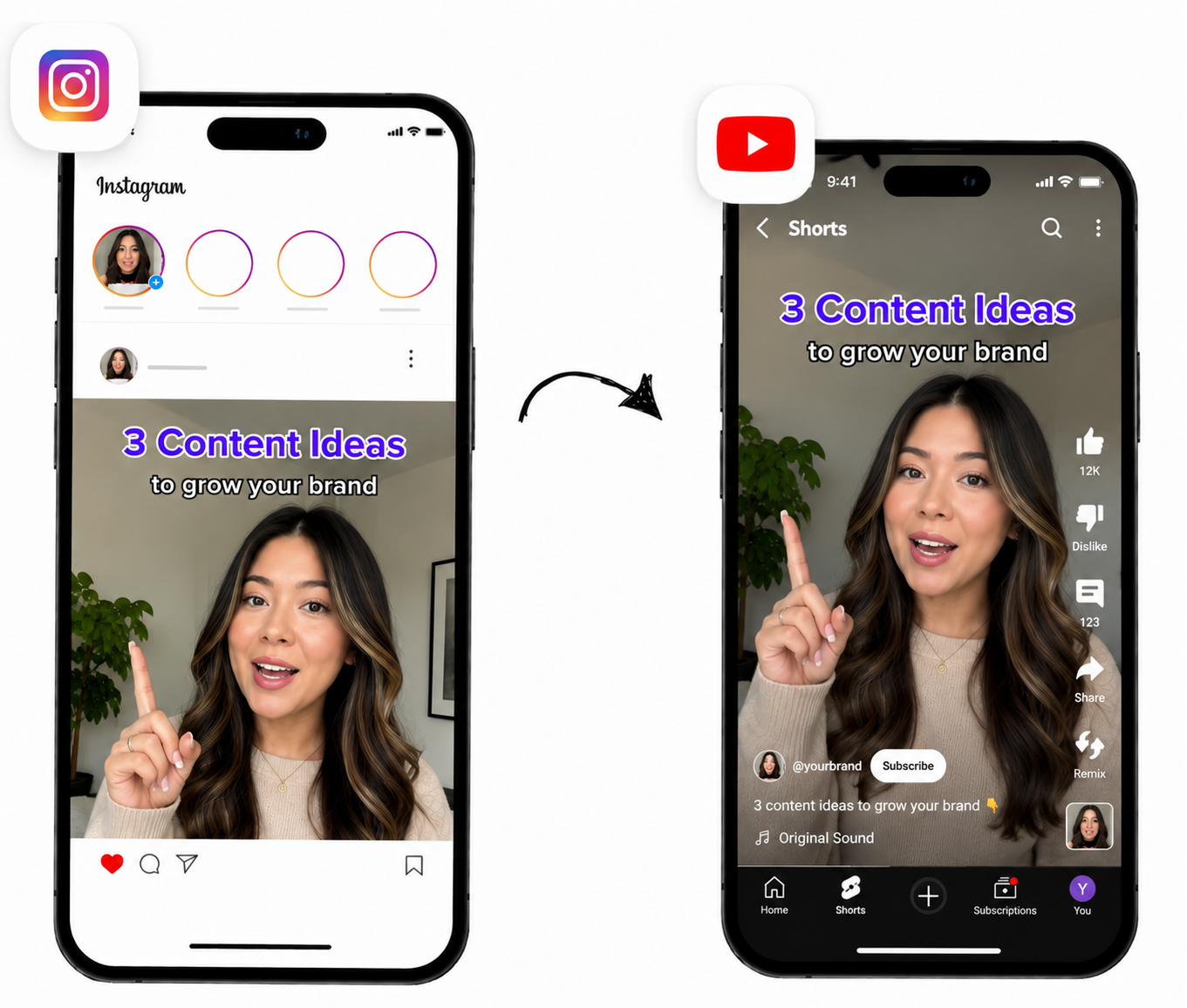 Instagram to YouTube auto-posting
