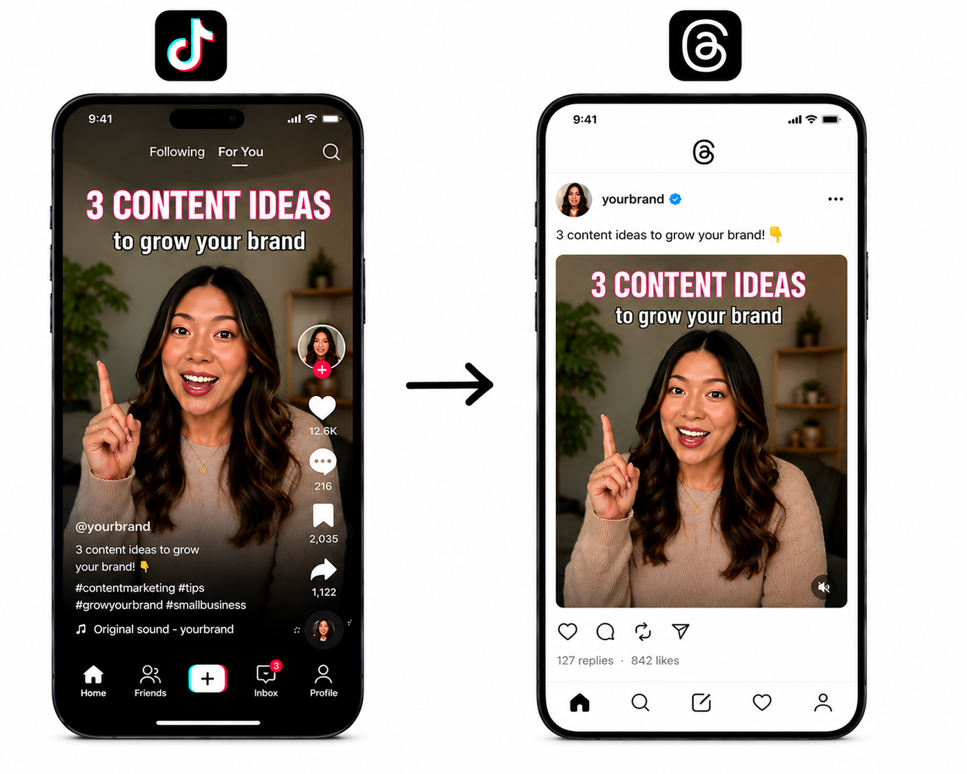 TikTok to Threads auto-posting
