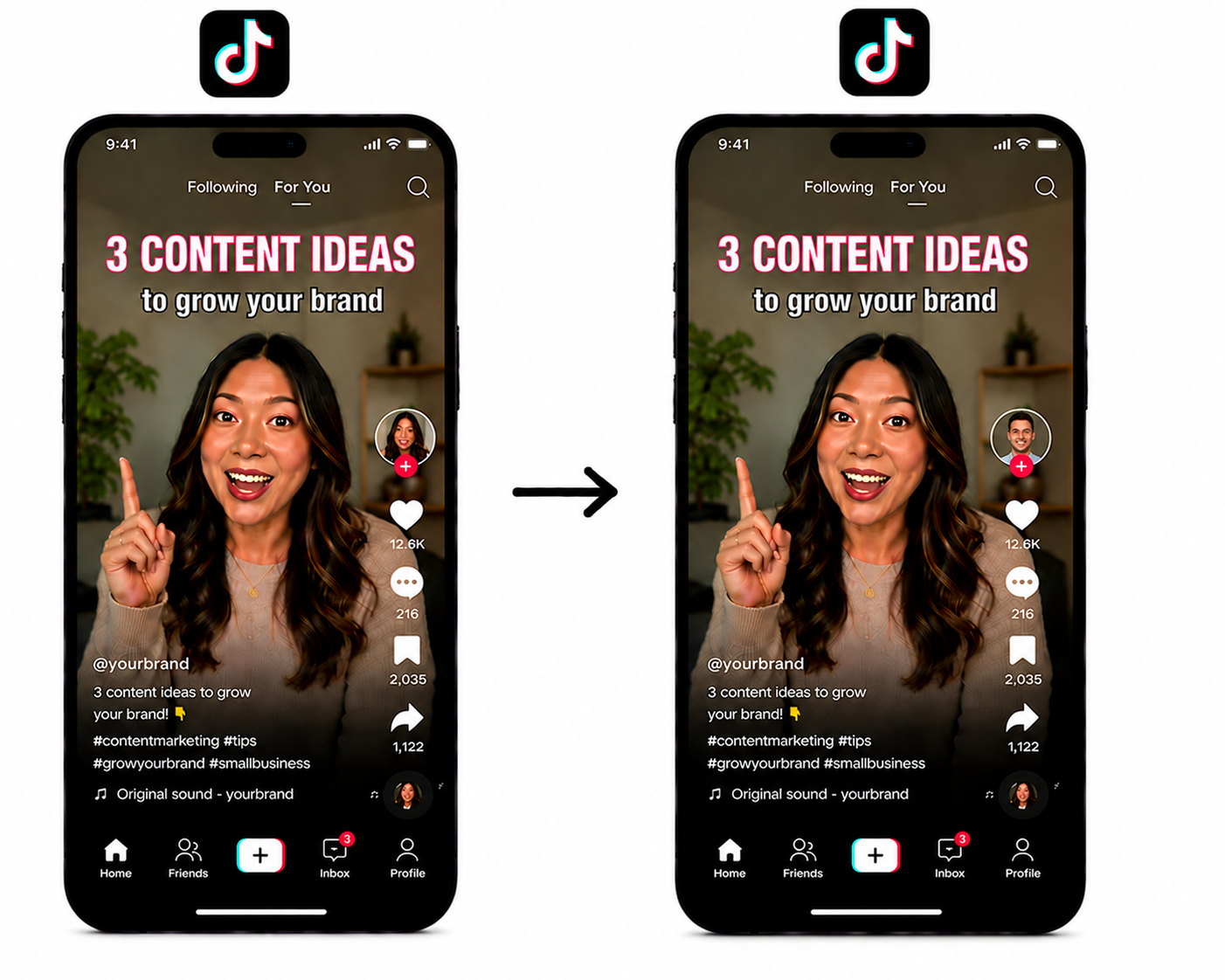 TikTok to TikTok auto-posting