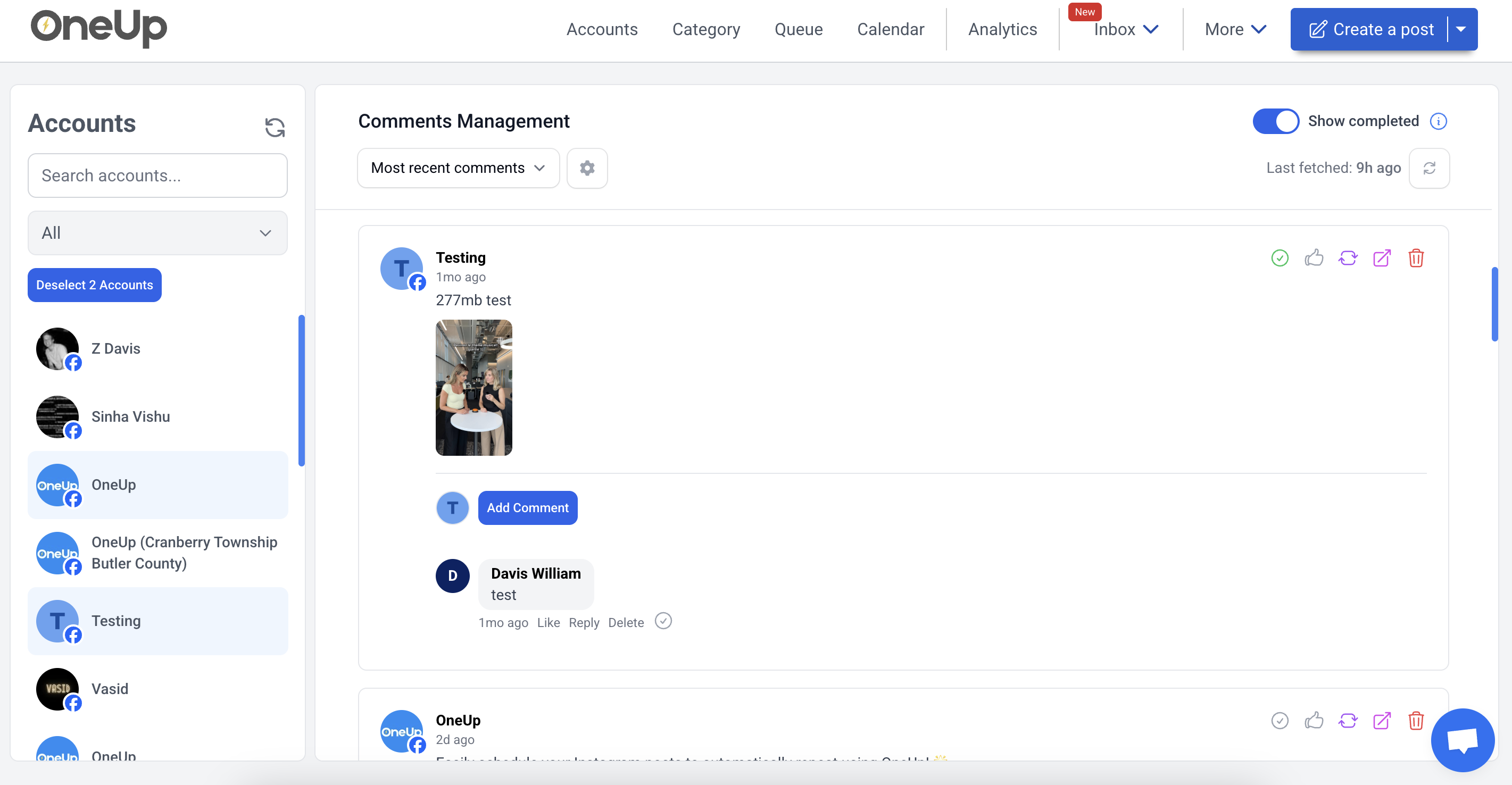 Threads Social Inbox